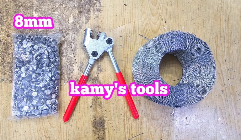 Combo kìm bấm chì - dây chì - hạt chì niêm phong 8mm Wetools