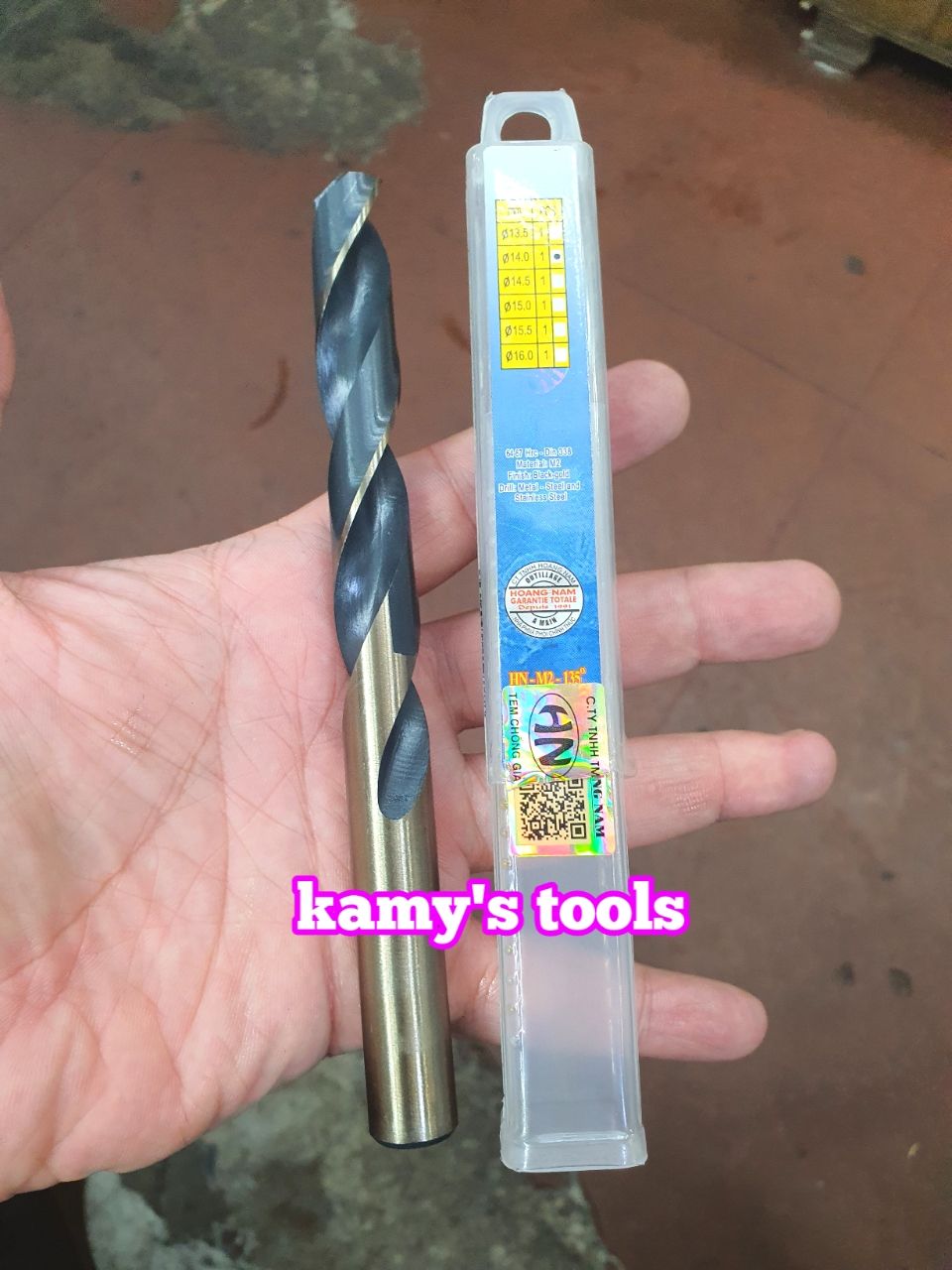 Mũi khoan sắt inox pháp hoàng nam 8.5mm 9mm 9.5mm 10mm 11.5mm 12mm 12.5mm 13mm 13.5mm 14mm 14.5mm 15mm 15.5mm