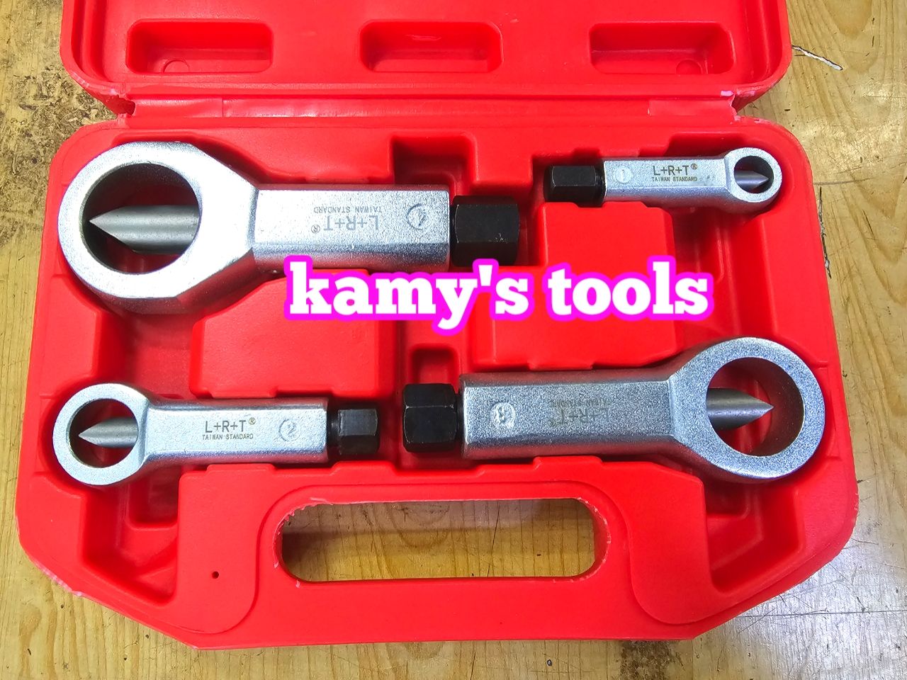 Bộ dụng cụ cảo vam cắt phá tháo mở con tán bulong đai ốc 9mm-27mm L+R+T