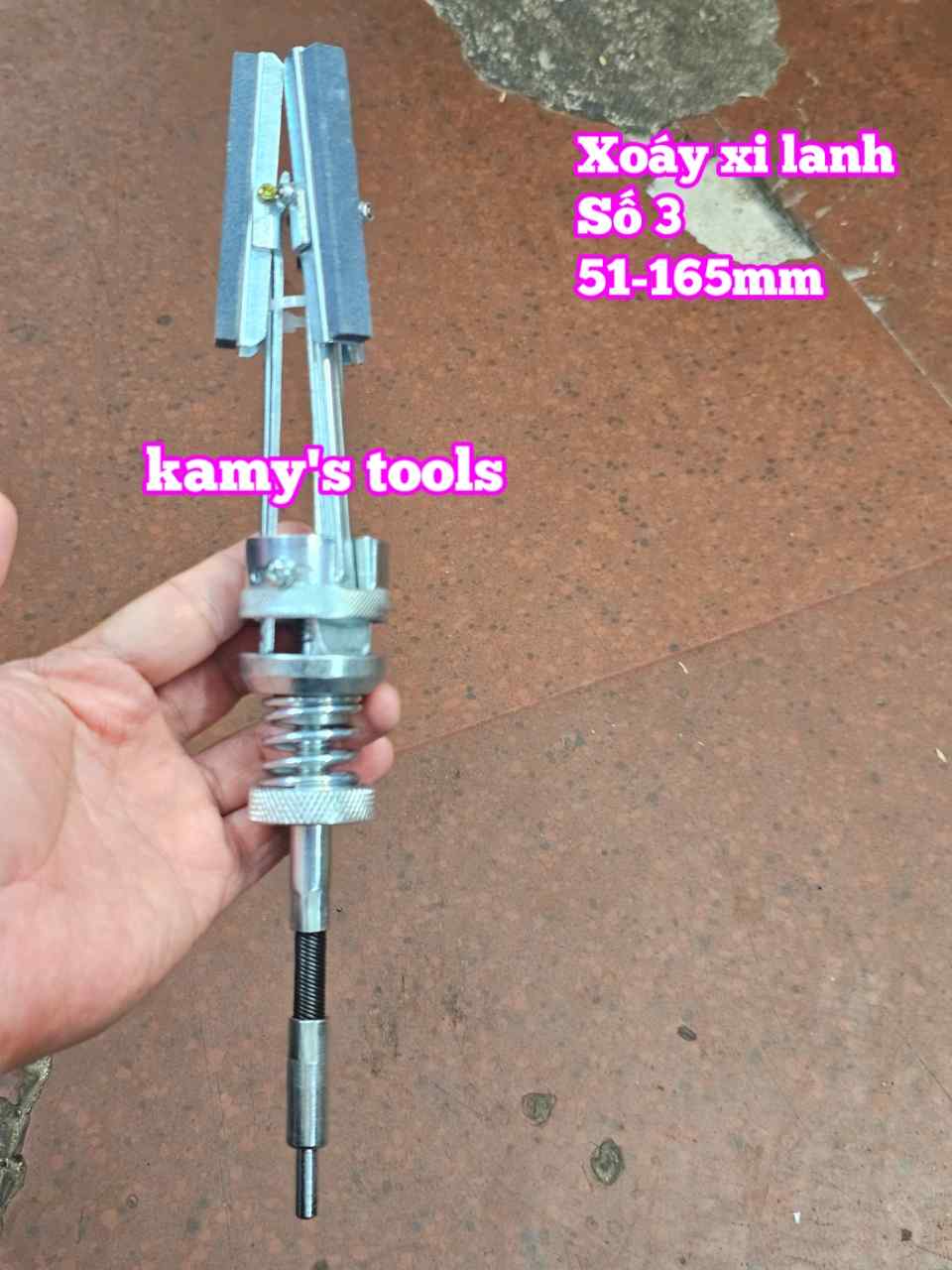 Dụng cụ doa mài xoáy lồng xy lanh động cơ 3 inch 51-165mm dài 300mm L+R+T và Bộ 3 đá mài (bán lẻ từng món)