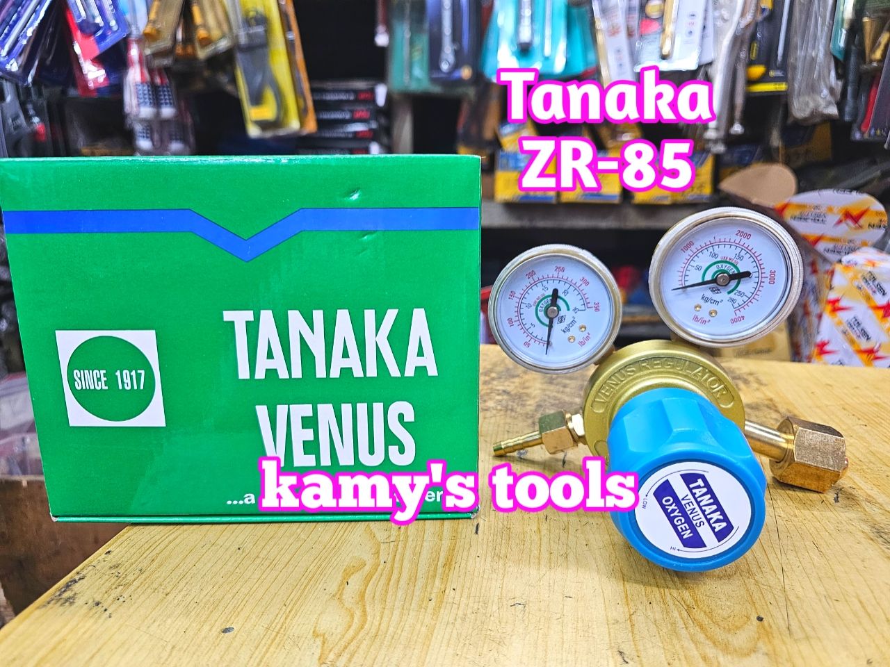 Đồng hồ oxy đồng hồ gió đá thân thau Tanaka ZR-85 dùng cho cắt kim loại