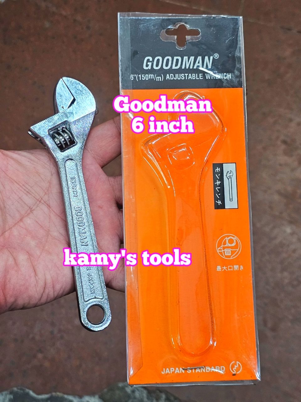 Mỏ lết 6 inch 150mm Goodman Taiwan