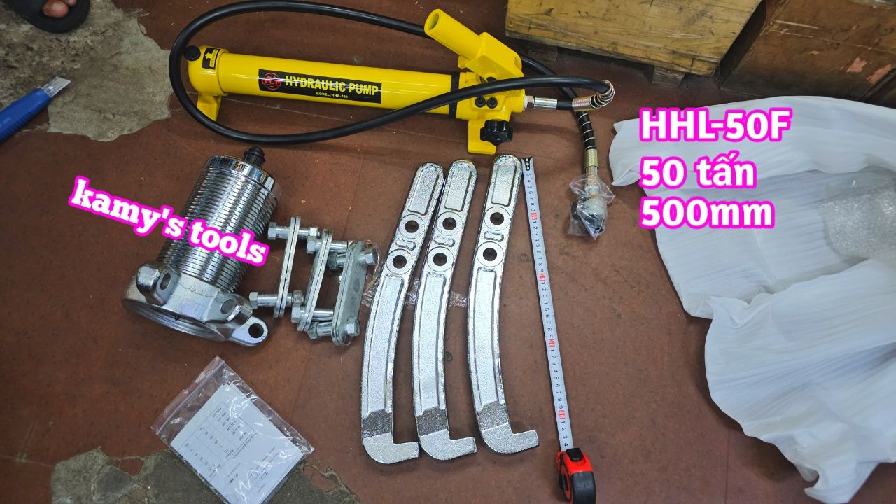 Cảo thủy lực bơm rời 50 tấn HHL-50F TLP mở đường kính 500mm bơm HHB-700