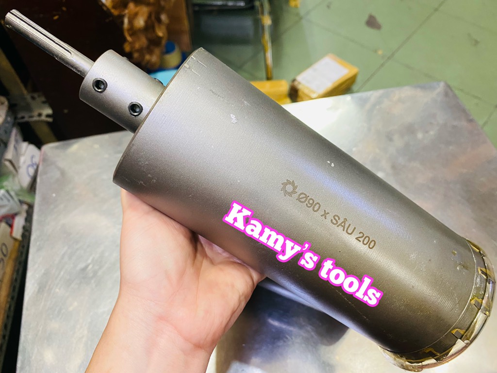 Mũi khoan rút lõi khoét lỗ xuyên tường 76mm 90mm 114mm dài 120mm hoặc 200mm Thắng Lợi