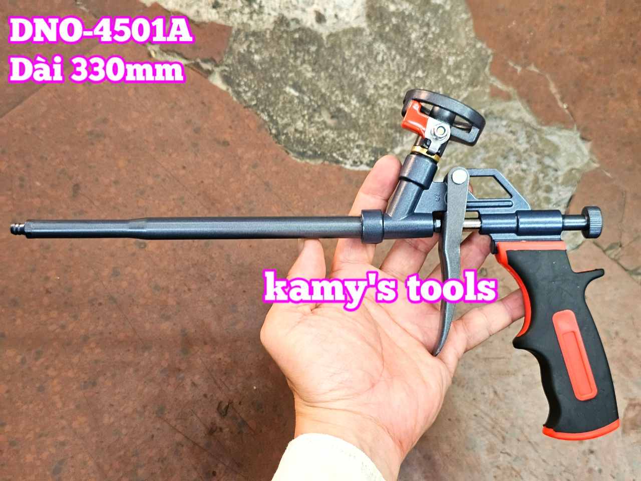 Dụng cụ bắn keo PU bọt nở foam dài 330mm Dannio DNO-4501A
