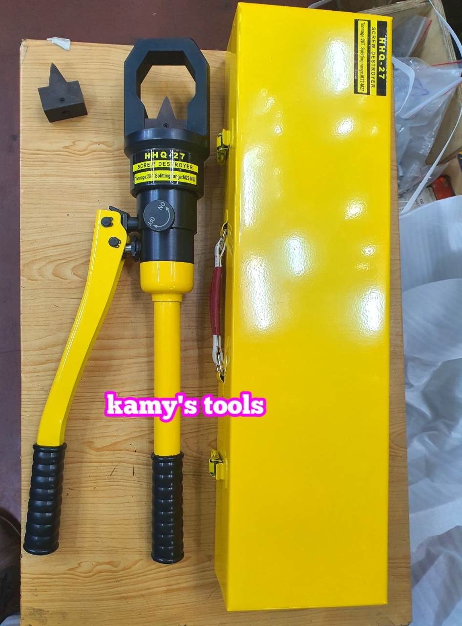 Kìm cắt đai ốc tán bulong thủy lực TLP HHQ-27 20 tấn cắt ty ren M22-M27