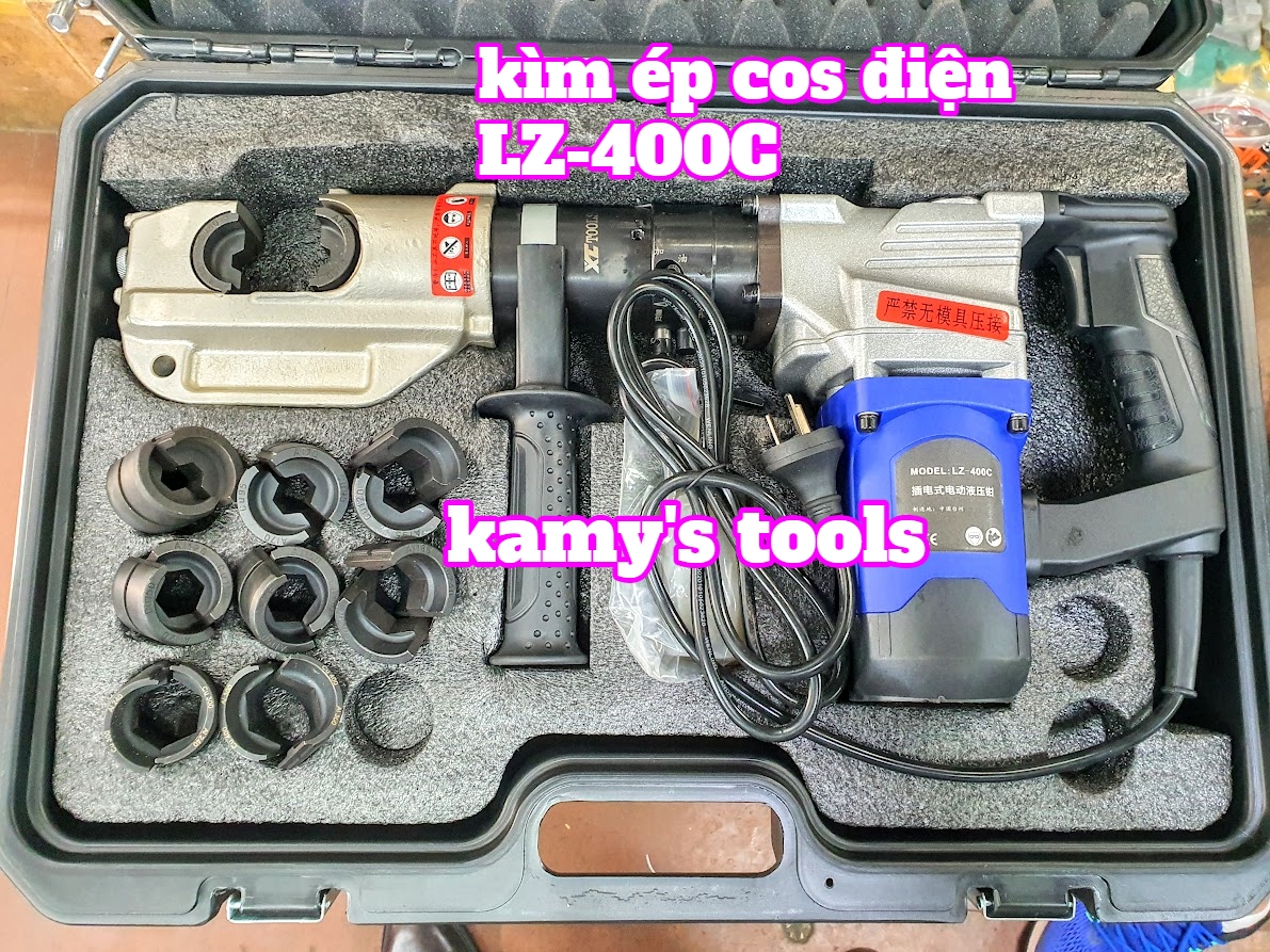 Kìm ép cos thủy lực dùng điện LZ-400C XC TOOLS ép đến 400mm2