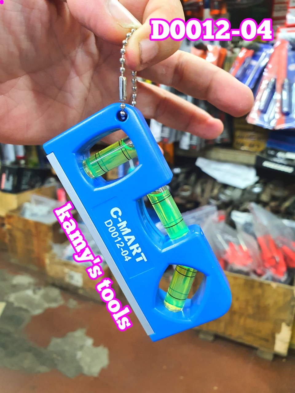 Thước thủy mini có từ nam châm 4 inch 100mm C-mart D0012-04