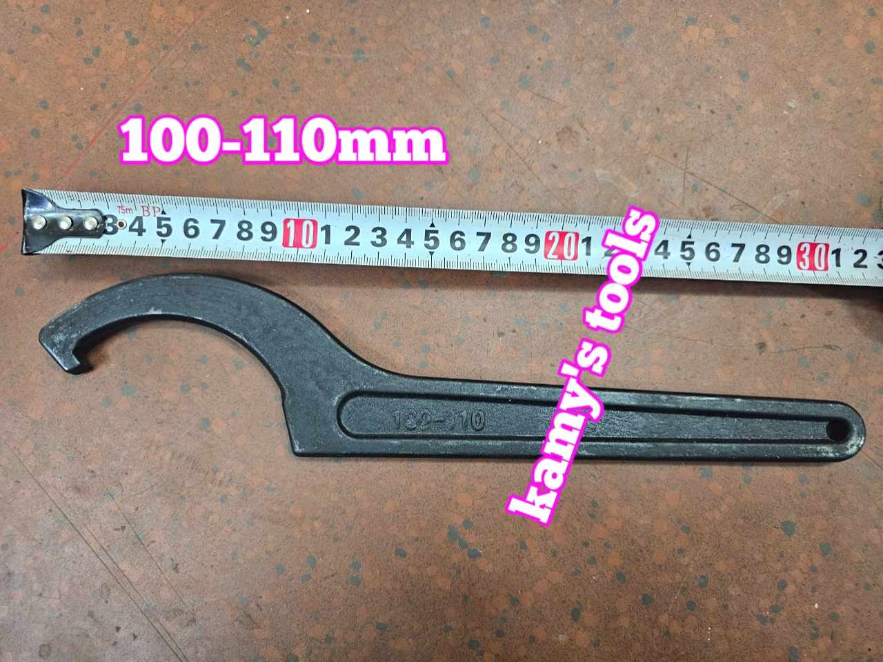 Cờ lê móc mở chén cổ 100-110mm 115-130mm 135-145mm 150-160mm 165-170mm 180-200mm Wetools WTHS100110 WTHS115130 WTHS135145 WTHS150160 WTHS180200