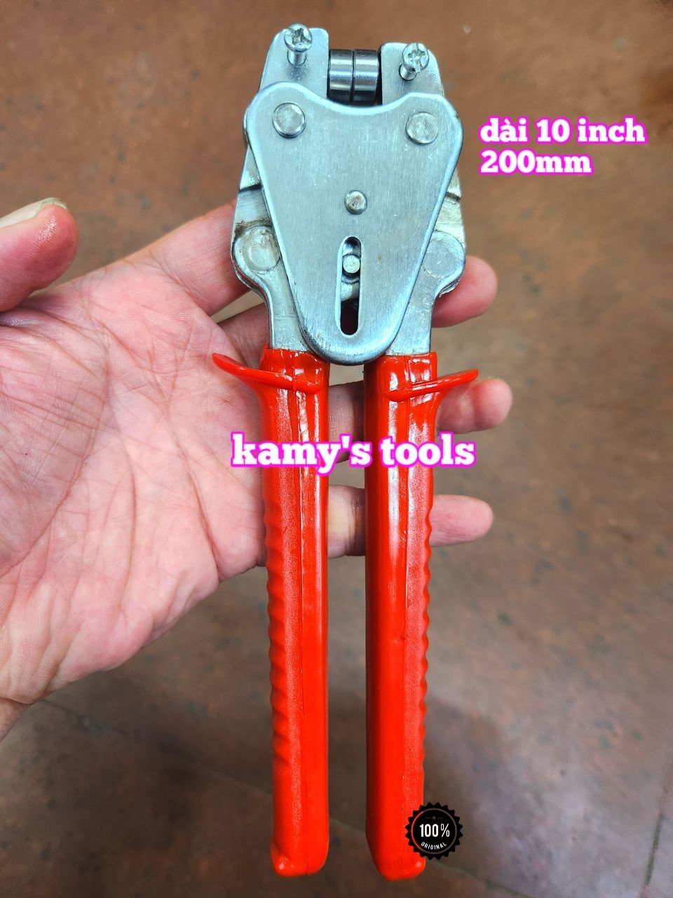 Kìm bấm chì niêm phong cộng lực 10 inch 250mm RLS-1012 Kamytools