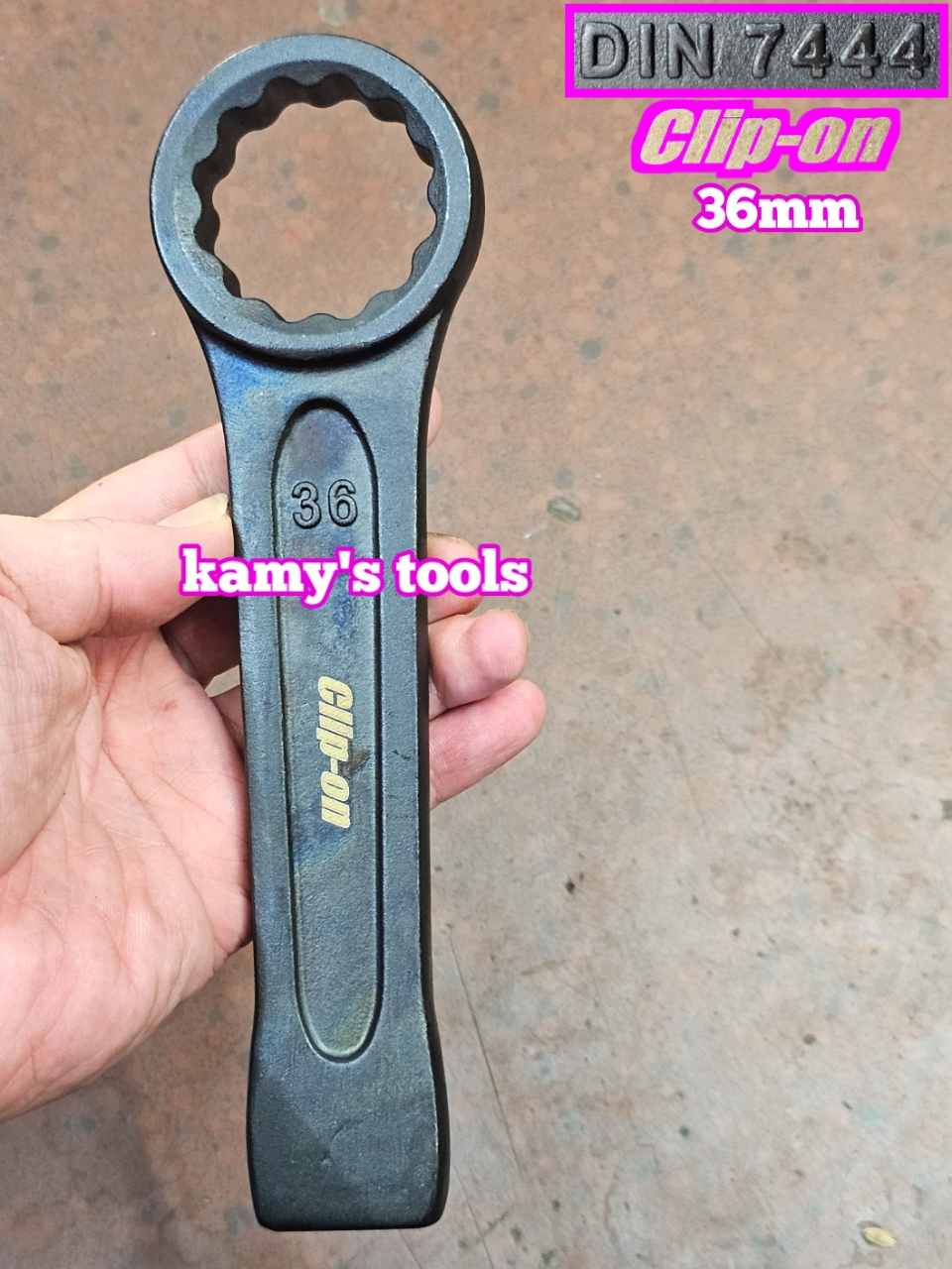 Cờ lê vòng đóng 36mm DIN7444 Clip-On CLO-22036