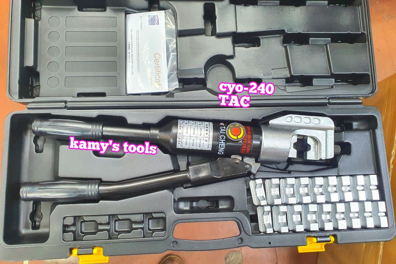 CYO-240 Kìm ép cos thủy lực Tai Cheng TAC ép lục giác 10 tấn 16-240mm2
