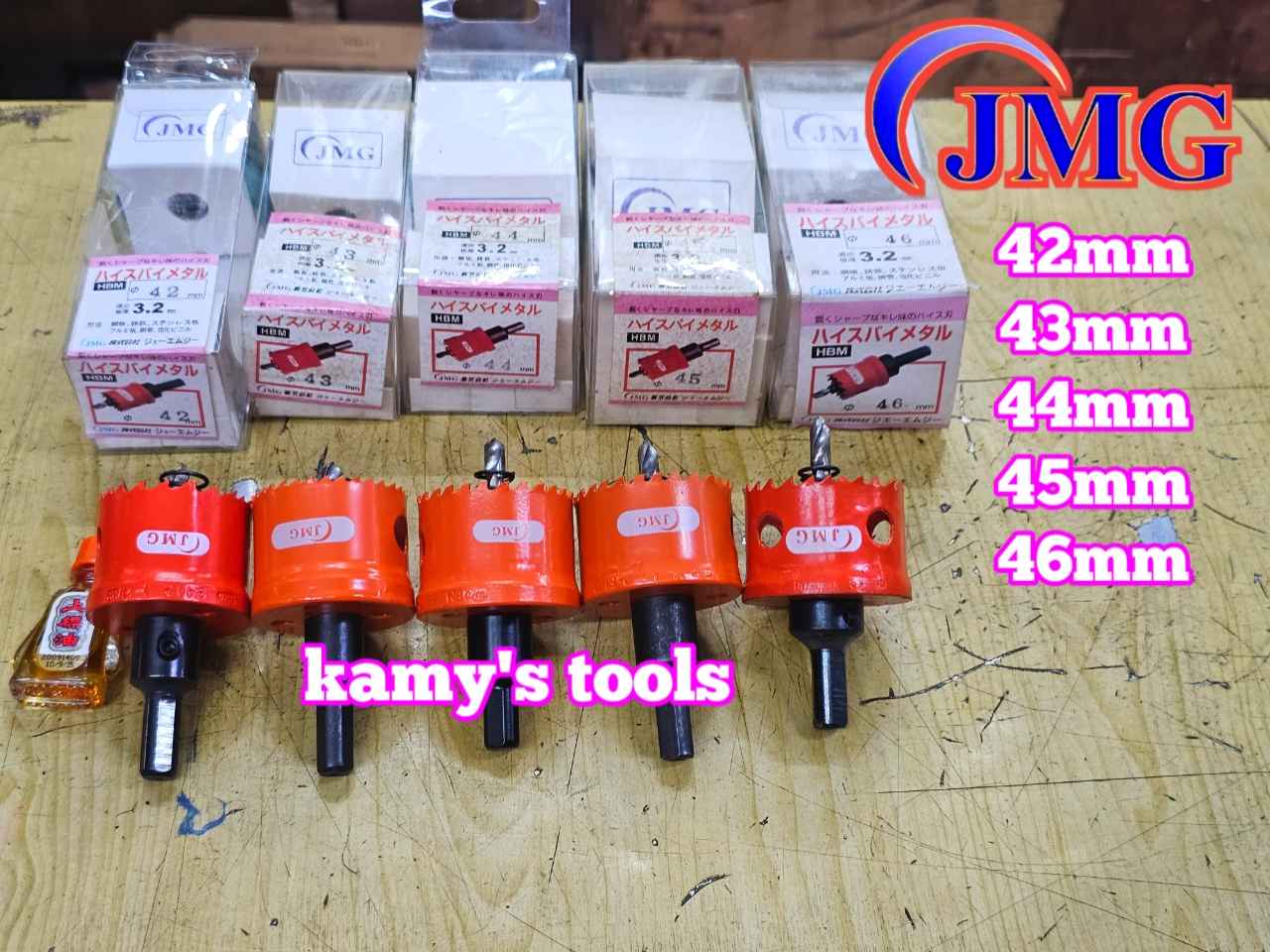 Mũi khoét lỗ kim loại HBM JMG 42mn 43mm 44mm 45mm 46mm HBM-42 HBM-43 HBM-44 HBM-45 HBM-46