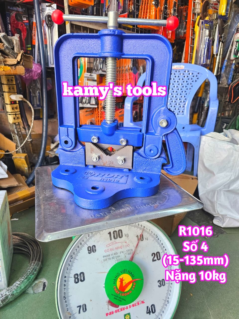 R1016 Ê tô kẹp ống Rur số 4 kẹp ống 15-135mm