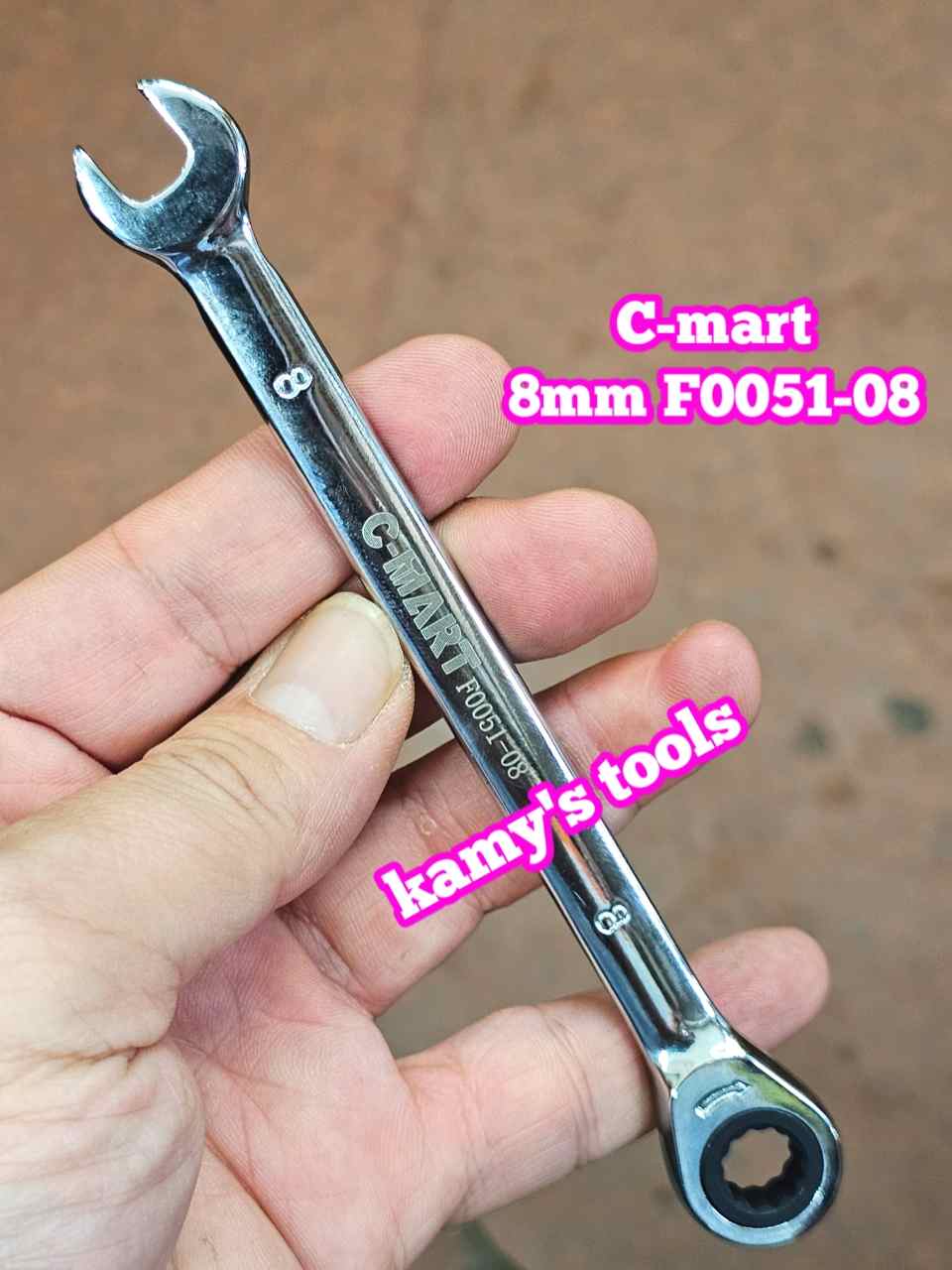 Cờ lê vòng miệng tự động C-mart 8mm 9mm 10mm 11mm 12mm 13mm F0051-08 F0051-09 F0051-10 F0051-11 F0051-12 F0051-13