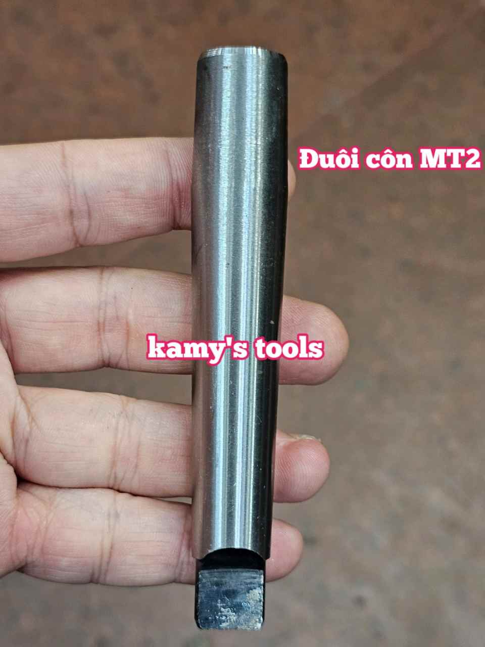 Chuôi đuôi côn máy khoan MT2 18mm Wetools WT-DSMT2