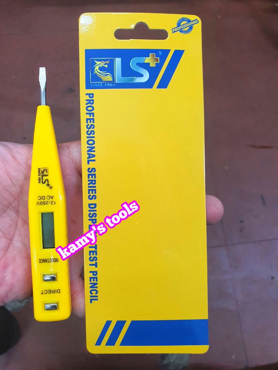 Bút thử điện hiển thị số 12-250V dài 130mm LS+ LS700003 SMS9115