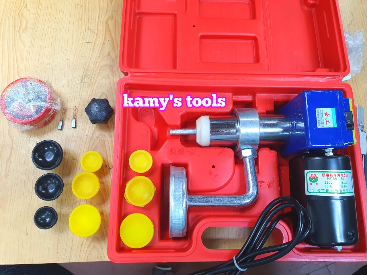 Máy rà xupap ôtô điện 220v dụng cụ xoáy rà miệng xupap ô tô 150W