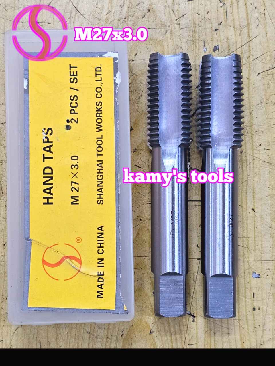 Bộ ta rô taro tạo ren trong Shanghai 27mm M27x3.0