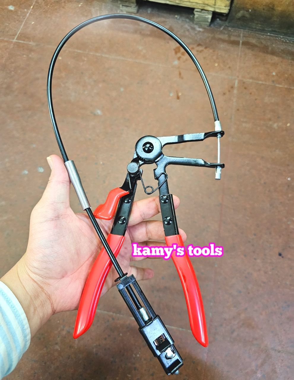 Kìm bóp cổ dê dây cáp tháo quoai nhê ống nước, kìm kẹp quai nhê ống nước , kìm bóp cổ nhê ống nước làm mát kamytools