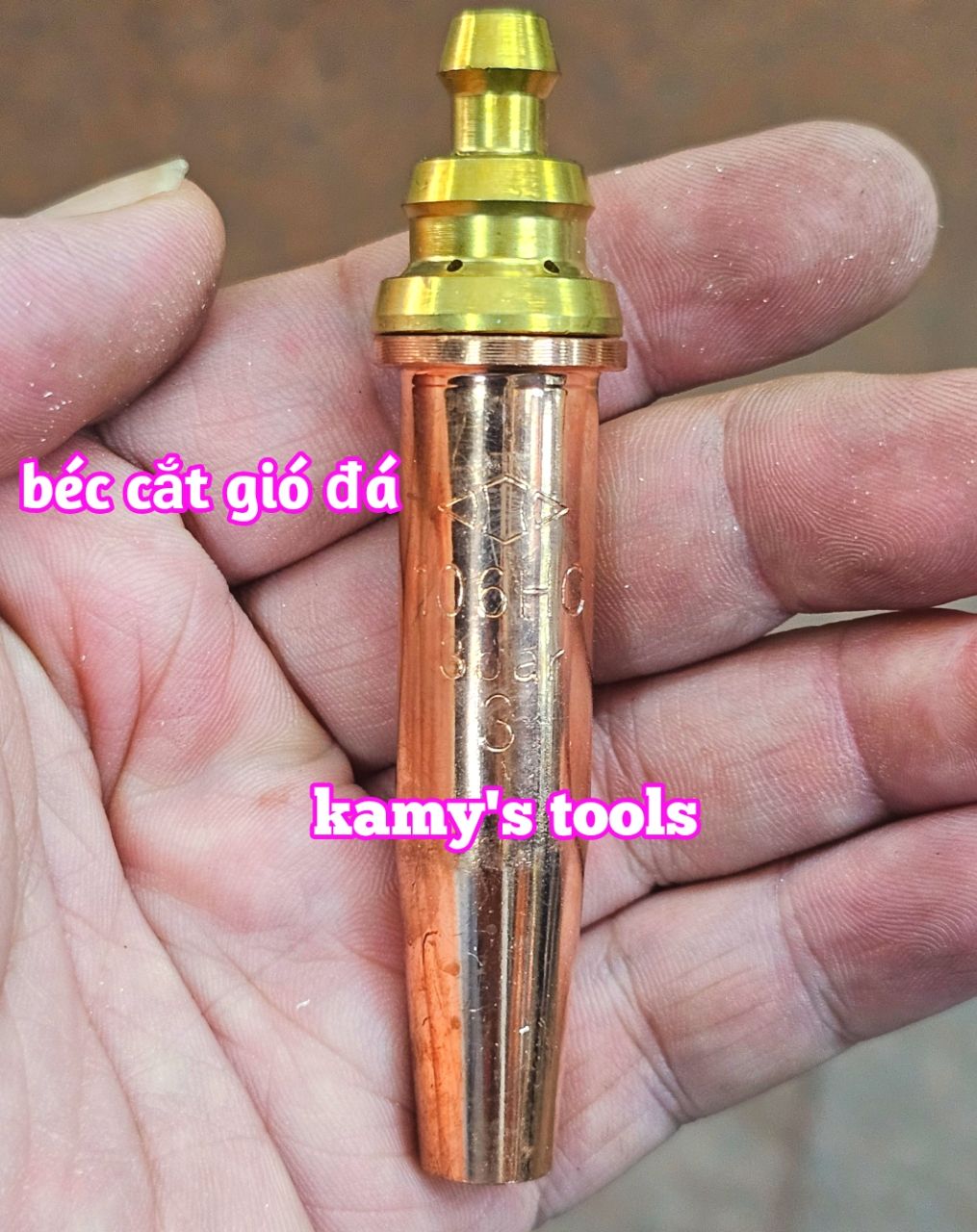 Béc cắt gas Koike lắp đèn cắt gió đá số 00, số 0, số 1, số 2, số 3, số 4