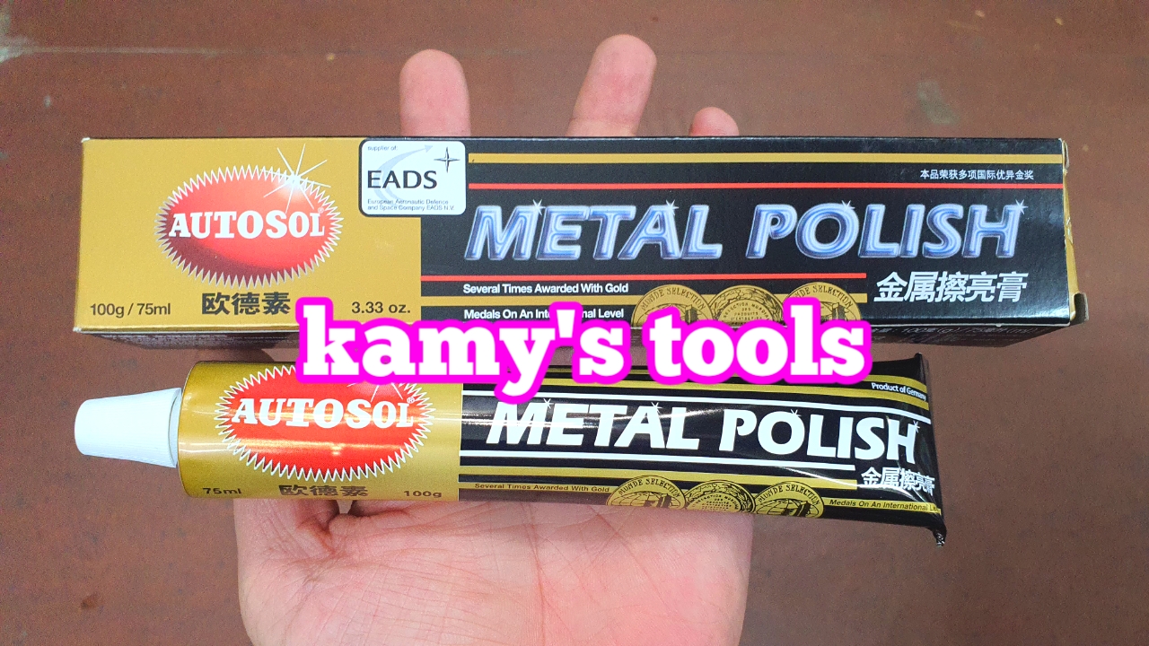 Tuýp kem tẩy làm bóng kim loại autosol metal polish 75ml