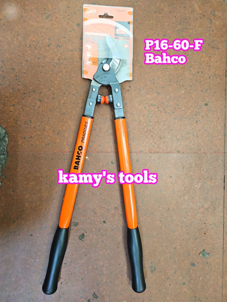 Kéo cắt tỉa cành cây đầu cong Bahco P16-60-F cắt cành 30mm dài 600mm