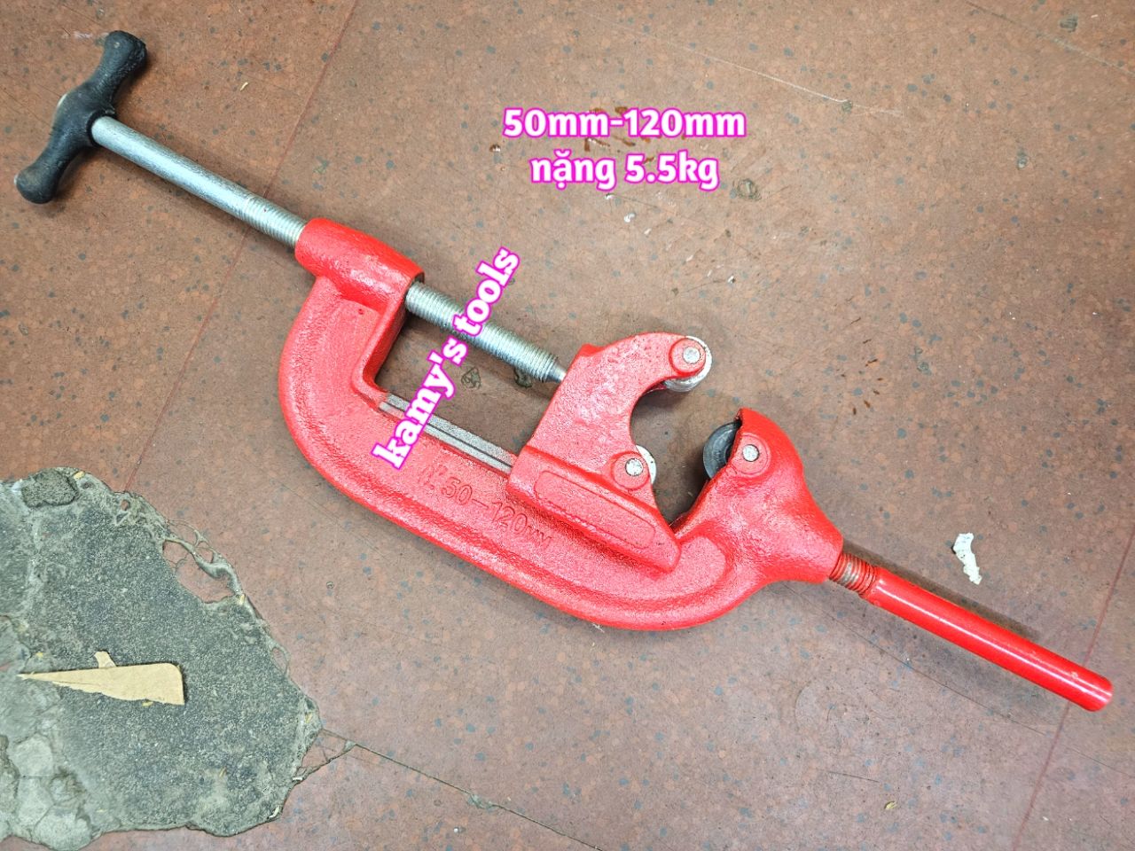 Dao cắt ống sắt tráng kẽm số 4 cắt ống đường kính 50mm-120mm kamytools