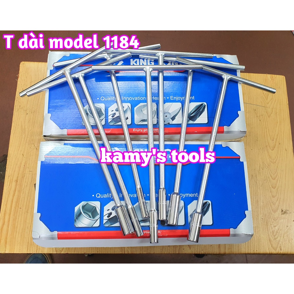 Cần tuýp chữ T loại dài sâu Kingtony 6mm 7mm 8mm 9mm 10mm 12mm 13mm 14mm 17mm 118406M 118407M 118408M 118409M 118410M 118412M 118413M 118414M 118417М