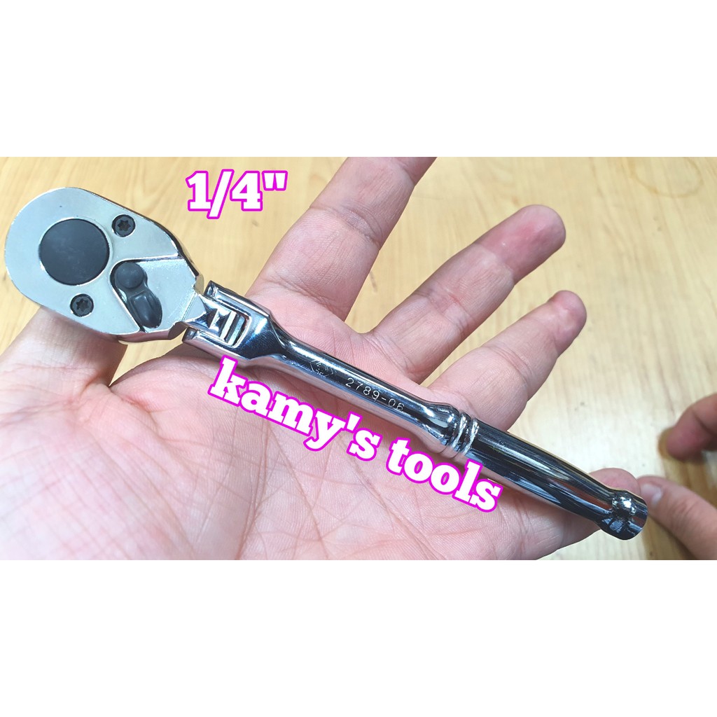 Cần siết tự động đầu lắc léo 1/4" Kingtony model 2789-06F