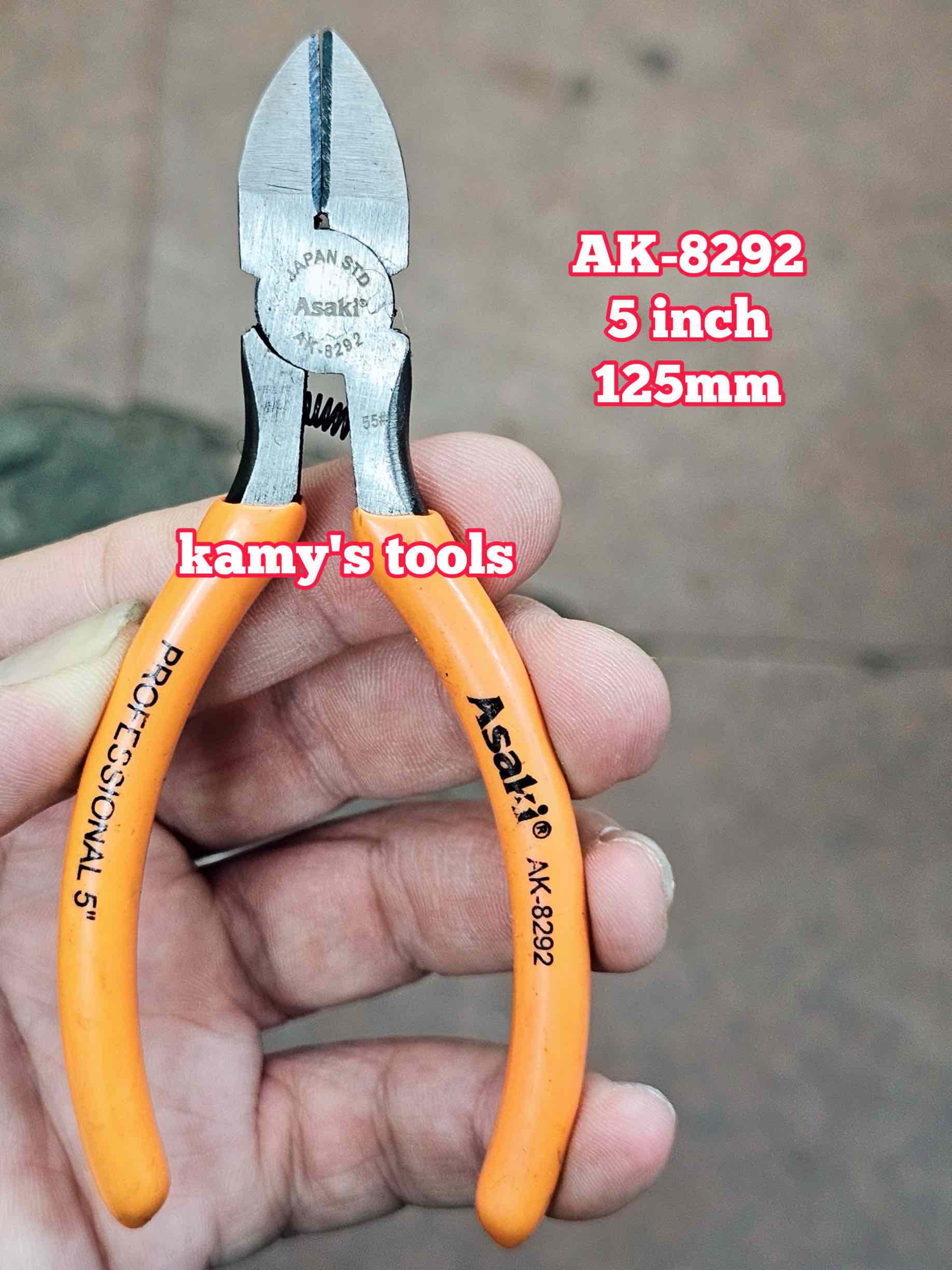 Kìm cắt chân linh kiện Asaki AK-8292 dài 5 inch 125mm