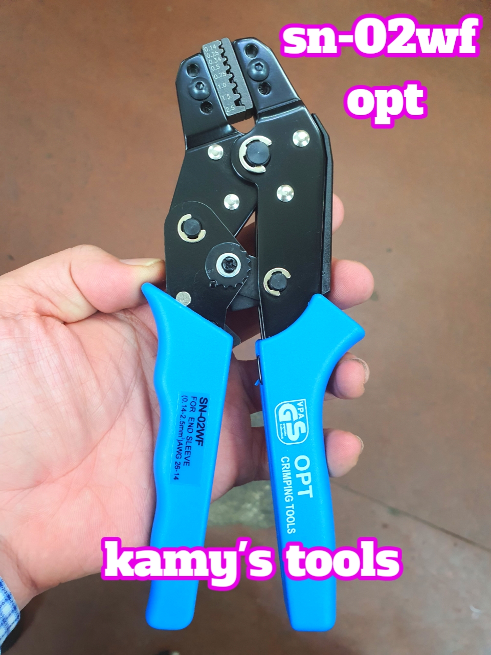 Kìm Bấm Cos Opt Sn-02wf (Kiềm Bấm Cos, Kềm Bấm Cos)