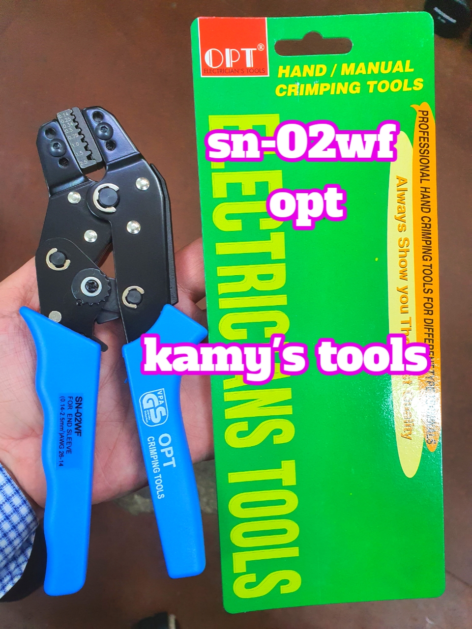 Kìm Bấm Cos Opt Sn-02wf (Kiềm Bấm Cos, Kềm Bấm Cos)