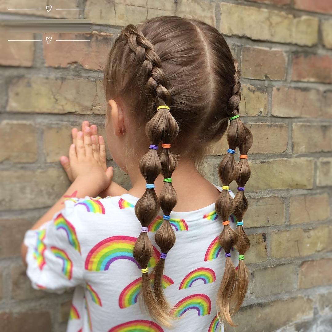 Cách buộc tóc hình cái nơ đơn giản cho bé | Cách buộc tóc hình cái nơ đơn  giản cho bé Cre: in video | By Lugi shop | Facebook