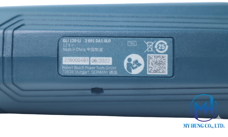 Đèn pin dùng pin 12V Bosch GLI 120-LI