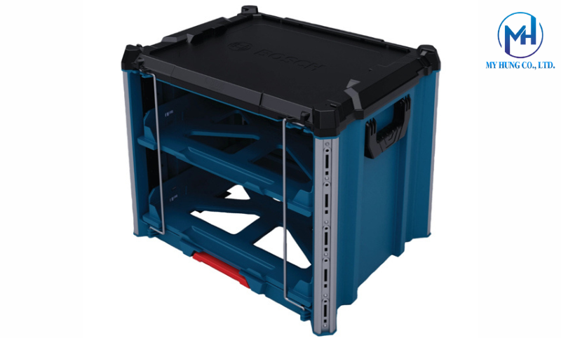 Chi tiết hệ thống thanh trượt kéo mở L-BOXX và ray nhôm ProClick trên Giá đỡ Contractor 2