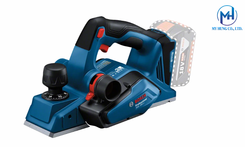 Hệ thống thay lưỡi và phanh động cơ an toàn trên Bosch GHO 185-LI