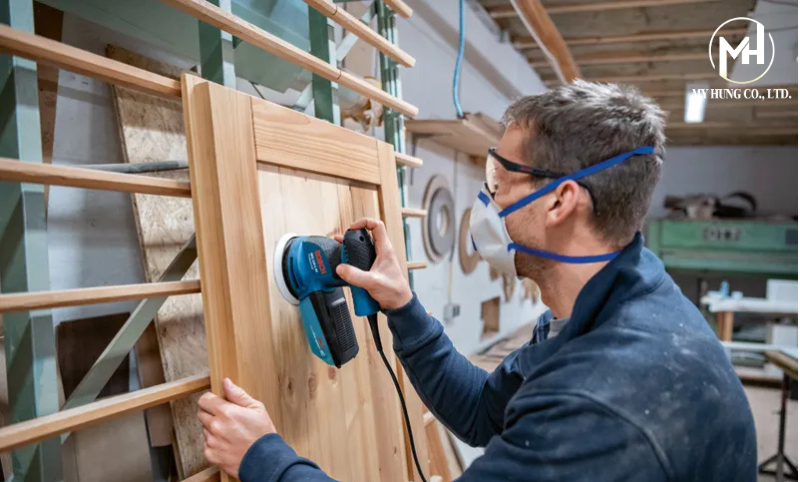Quy trình vận hành máy chà nhám Bosch GEX 125-1 AE an toàn