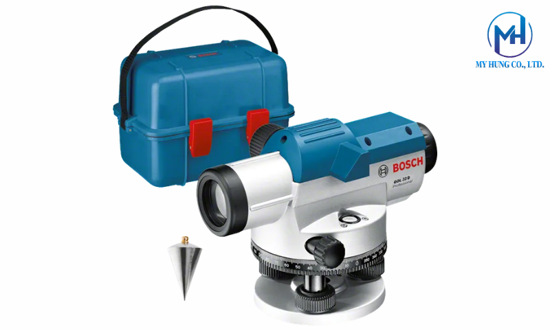 Máy thủy bình Bosch GOL 32 D quang học 120m chính hãng