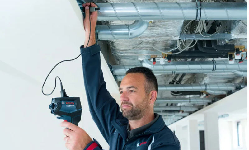 Tính năng ghi ảnh thực tế tích hợp dữ liệu và truyền dữ liệu Bluetooth trên Bosch GIS 1000 C