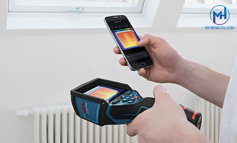Công nghệ xử lý ảnh nhiệt và kết nối Wi-Fi thông minh trên Bosch GTC 400 C
