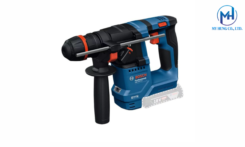 Đầu kẹp ONECHUCK trên máy khoan búa Bosch GBH 18V-18 X