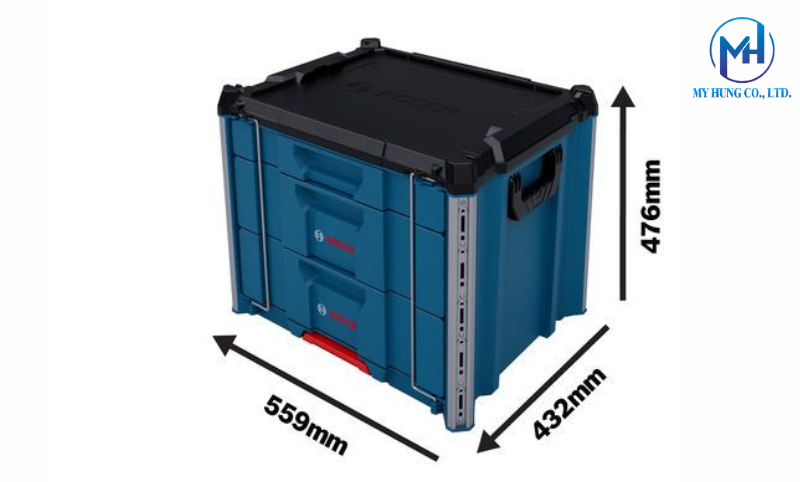Ngăn kéo 3 ngăn Bosch L-BOXX Contractor 3 chính hãng phân phối tại Biên Hòa Đồng Nai