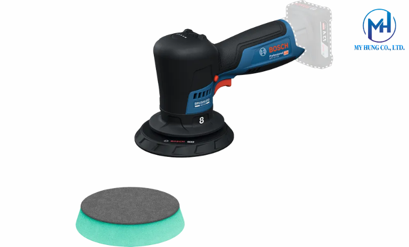 Thân máy đánh bóng lệch tâm pin 12V Bosch GPX 12V-125 chính hãng tại Biên Hòa Đồng Nai