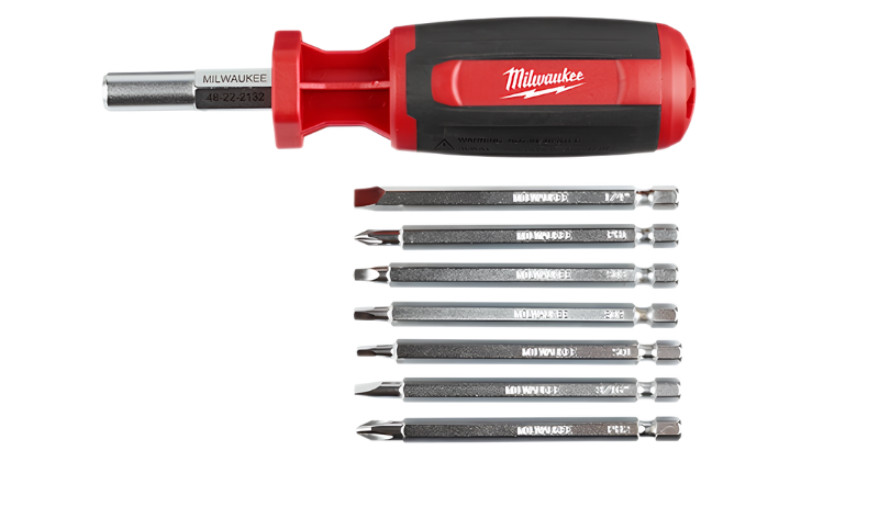 Tua vít đa năng Milwaukee Multi-bit tích hợp nhiều mũi vít thông minh