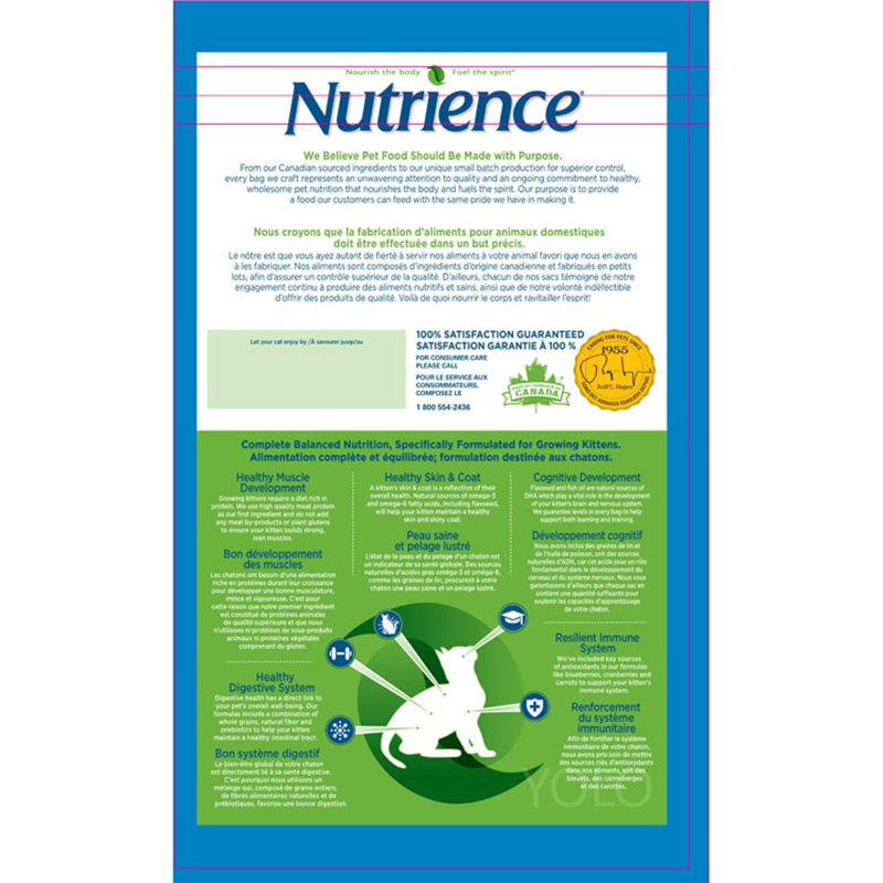 Thức ăn hạt cho mèo Nutrience Original Healthy