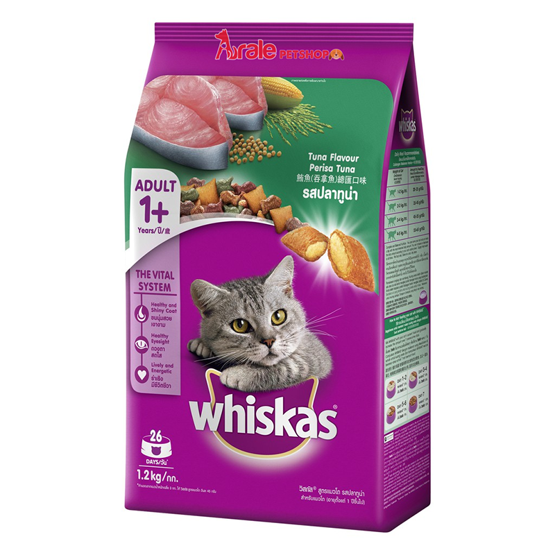 Thức ăn hạt cho mèo Whiskat