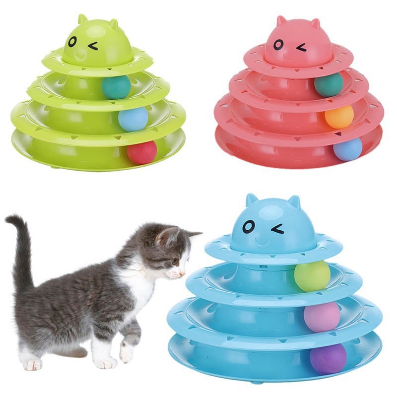 Đồ chơi cho mèo PAW Happy Pet Circle 3 tầng