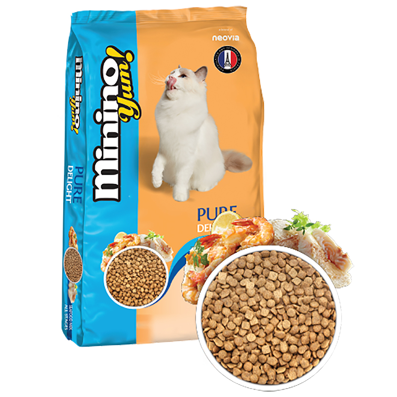 Thức ăn hạt khô cho mèo MININO