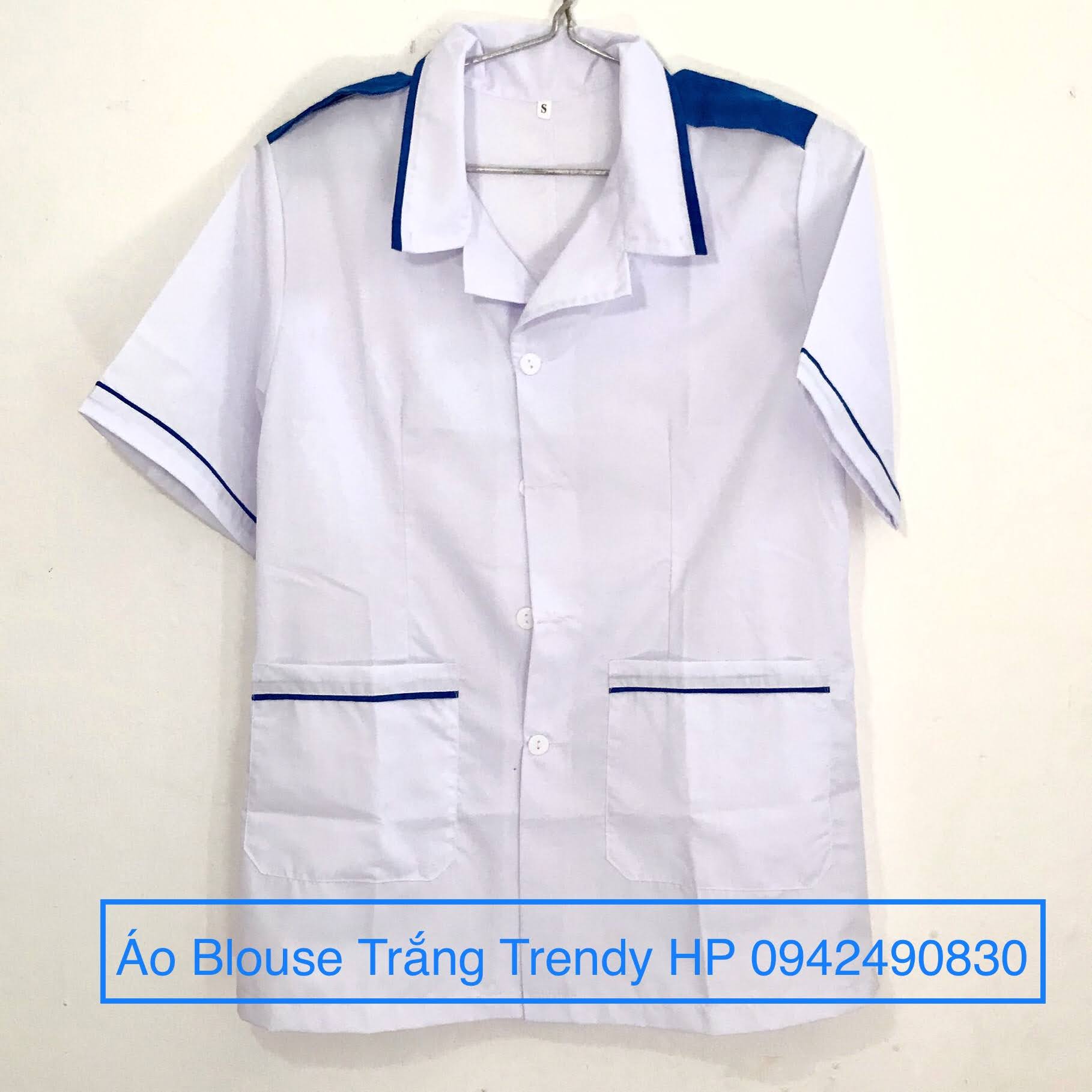 ao blouse thuc tap sinh